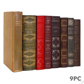 Franklin Library Montaigne Maupassant Dickens LOT