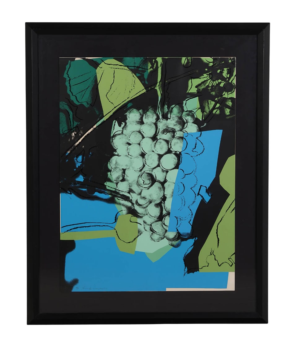 Andy Warhol 1928-1987 "Grapes" LE Screenprint 1979