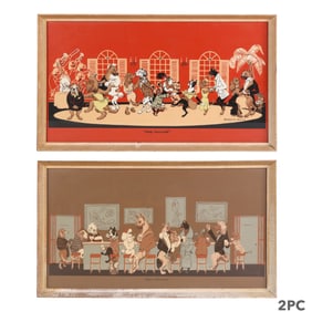 Constance Depler Retro Dog Bar & Hep Hound Prints