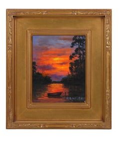 Roy McLendon b.1932 Florida Highwayman Painting