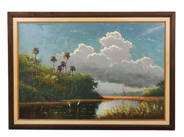 Florida Highwayman Painting Manner Harold Newton
