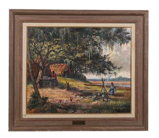 James Hutchinson 1932-2023 Native Florida Painting