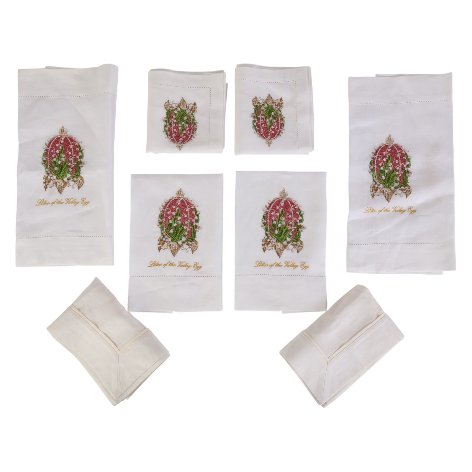 Ralph Lauren Faberge Lily of the Valley Napkin SET (1 of 6)