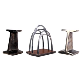 Ralph Lauren Home Bookends and Letter Holder LOT
