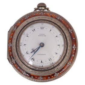 Isaac Rogers Triple Case Turkish Pocket Watch