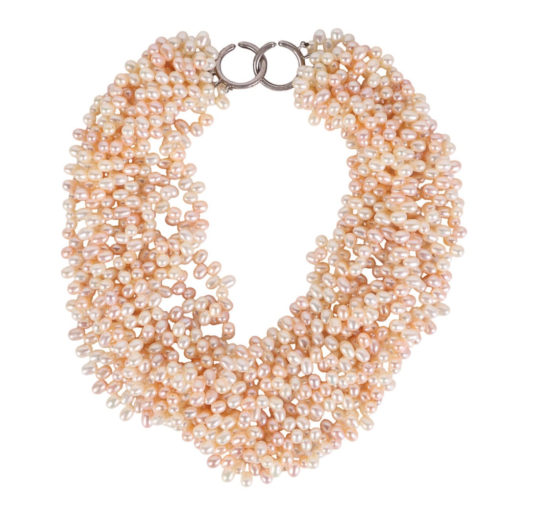 Tiffany Picasso 10 strand Freshwater Pearl Choker (1 of 8)