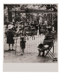 Andre Kertesz 1894-1985 Carousel B & W Photograph