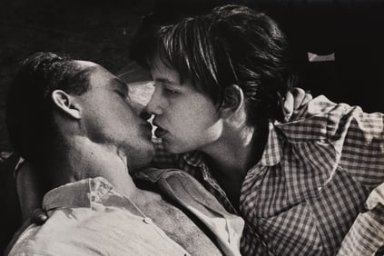Dave Heath 1931-2016 Kissing NY 1957 Photo SIGNED