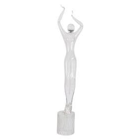 Renato Anatra b.1943 Murano Glass Female Sculpture