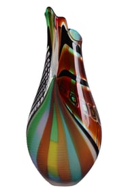Afro Celotto b.1963 Murano Art Glass Vase SIGNED