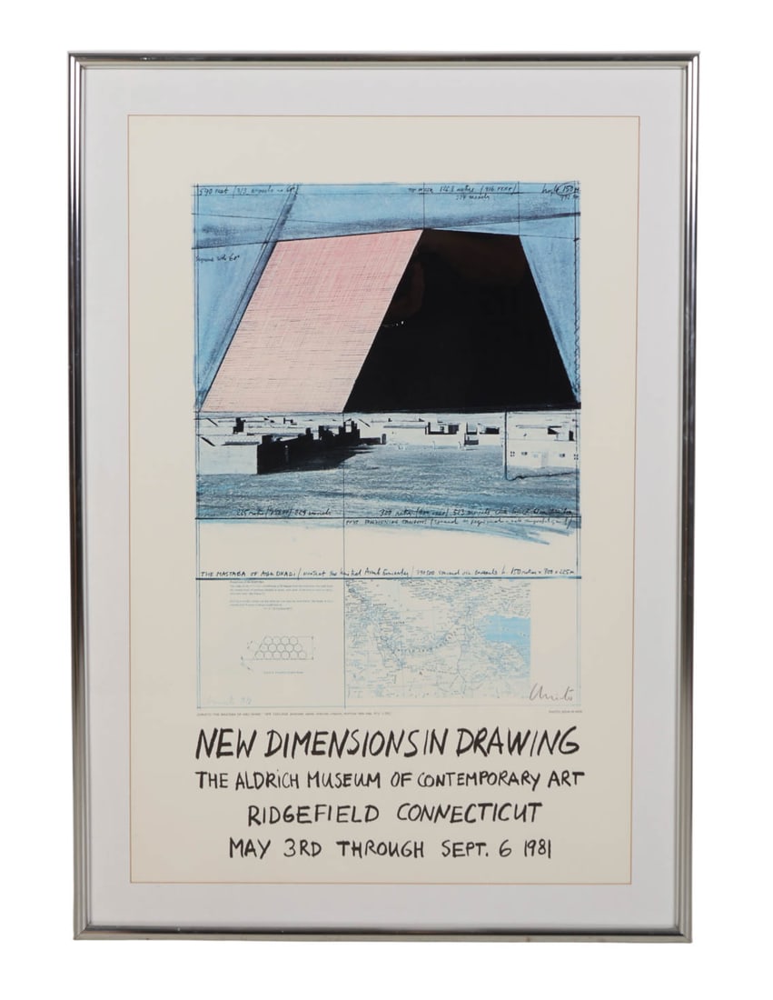 Christo 1935-2020 Museum Exhibition Poster SIGNED (1 of 8)