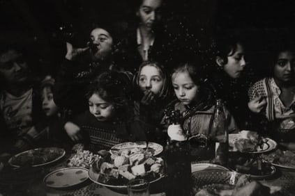 Karel Cudlin b.1960 Feast Children Gelatin Photo
