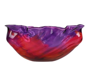Contemporary Sculptural Centerpiece Bowl SIGNED