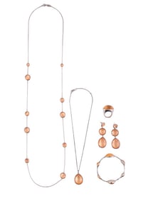 Ippolita Sterling Gemstone Designer Jewelry 5p LOT