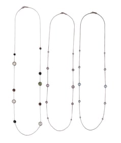Ippolita Sterling Gemstone Designer Necklace LOT