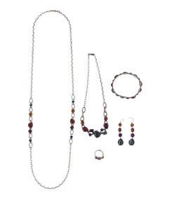 Ippolita Sterling Gemstone Designer Jewelry 5p LOT