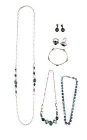 Ippolita Sterling Bracelet Ring Necklace Earrings