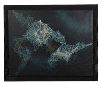 Henry Bahm b.1920 Moonstone Abstract Oil Painting
