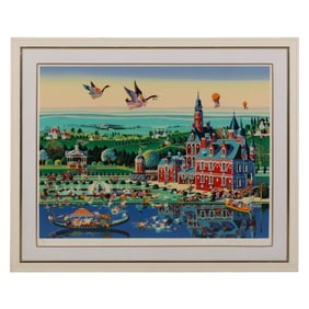 Hiro Yamagata b.1948 Fairy Tale Lithograph SIGNED