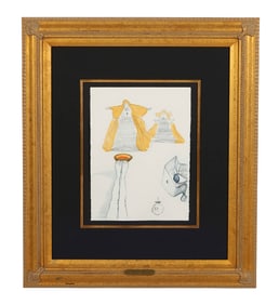 Dali 1904-1989 Casanova Illustration Engraving