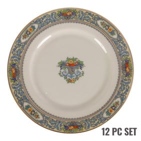 Lenox Porcelain Autumn 1966 Dinner Plates Set 12