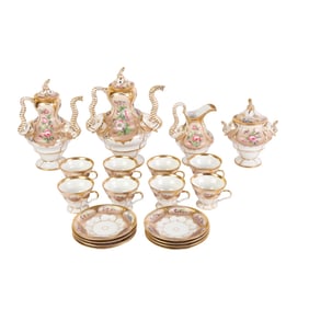 Biedermeier Style Coffee and Tea Service 20pc SET