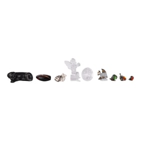 Baccarat Steuben Herend & Christofle Figurines LOT