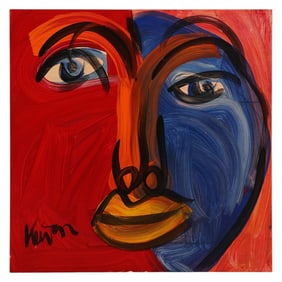Peter Keil b1942 Modern Neo Expressionist Painting