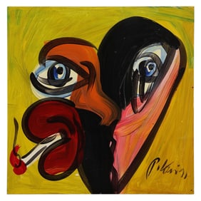 Peter Keil b1942 Modern Neo Expressionist Painting