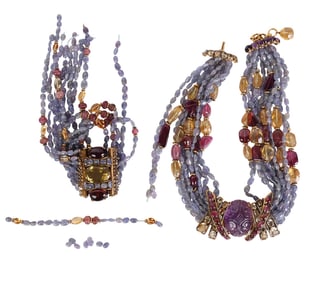 Iradj Moini Statement Choker Necklace & Bracelet