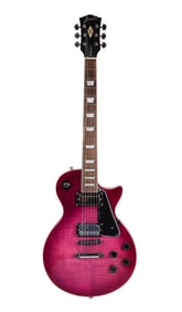 Firefly Purple Pink Les Paul Style Electric Guitar