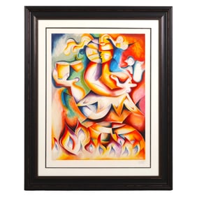 Alexandra Nechita b.1985 Destroy No More SIGNED