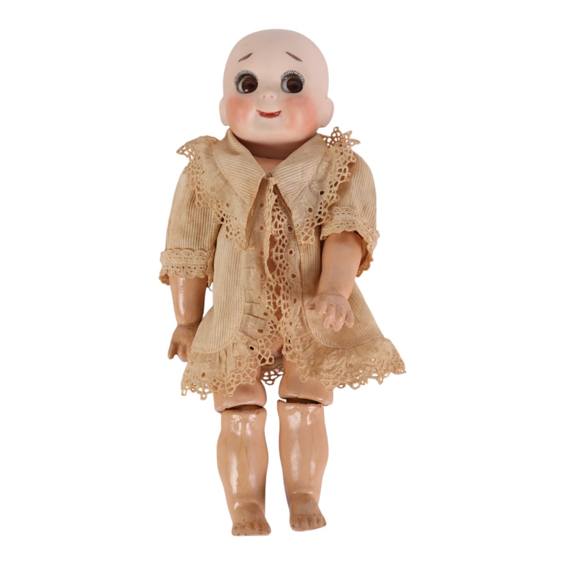 J D Kestner Googly Porcelain Head Character Doll (1 of 6)
