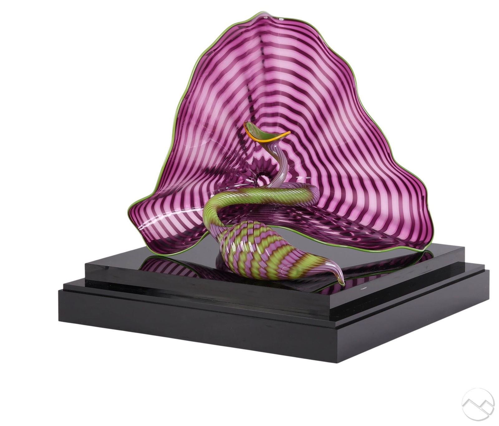 Dale Chihuly b.1941 Purple Green Persian Art Glass