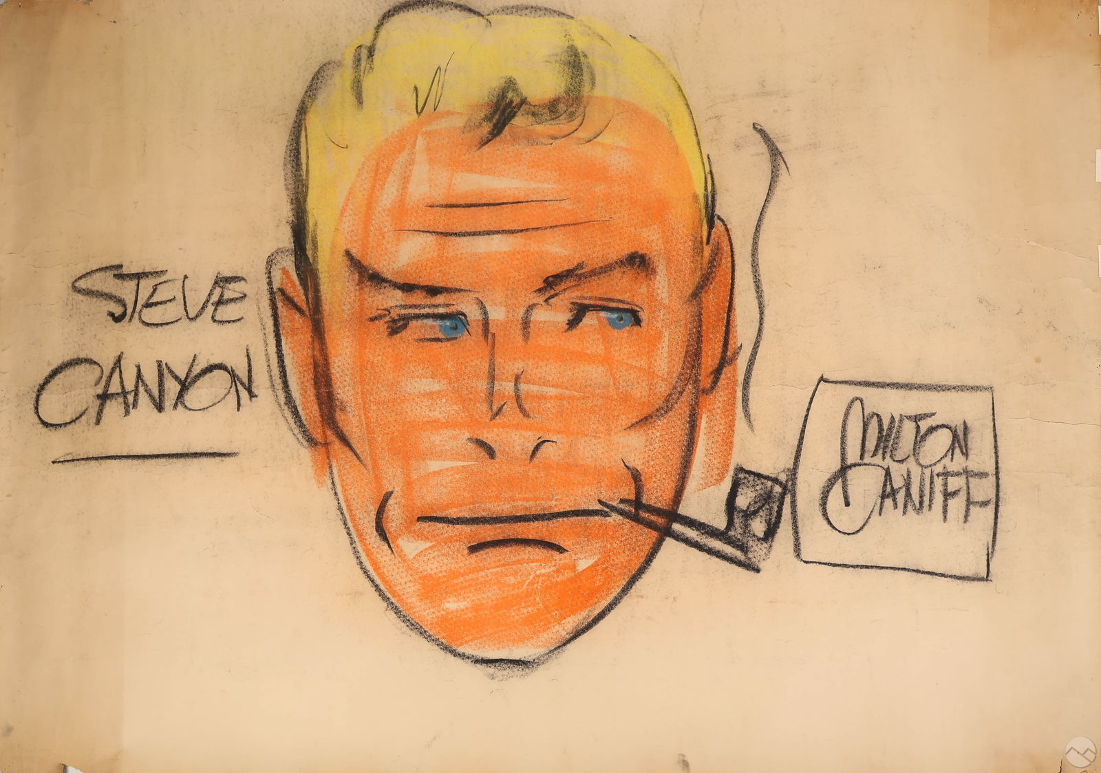 Milton Caniff 1907-1988 Steve Canyon Art Drawing (1 of 10)