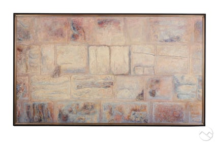 Lev Meshberg 1933-2007 The Wailing Wall Painting