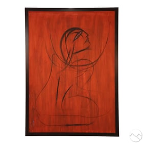 Jamali b.1944 Oracle Modern Abstract Painting
