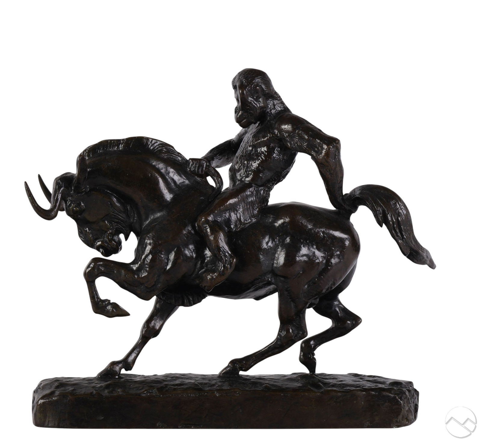 Antoine Louis Barye 1796-1875 Monkey Goat Bronze (1 of 7)