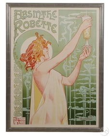 Privat Livemont Art Nouveau Absinthe Robette Litho