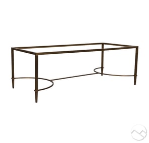 Maison Ramsay Baker Style Bronze Coffee Table Base