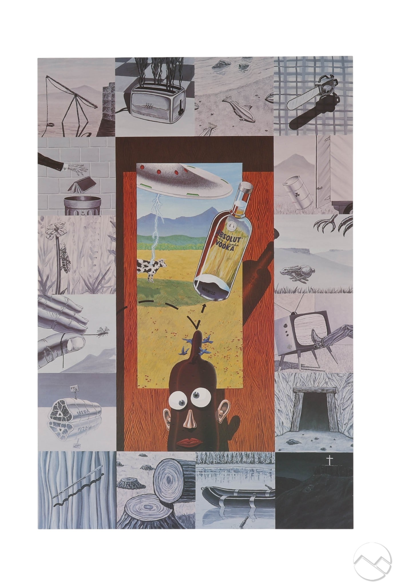 Kenny Scharf b.1958 Absolut Vodka LE Litho SIGNED (1 of 7)