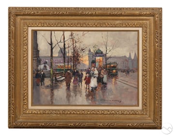 Edouard Leon Cortes 1882-1969 Parisian Painting