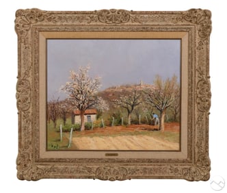 Marcel Dyf 1899-1985 French Apple Trees Painting