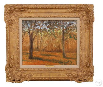 Paul E Pissarro 1884-1972 Autumn Forest Painting
