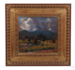 Albert Paal 1895-1968 The Field Landscape Painting