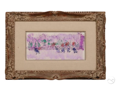 Gloria Vanderbilt 1924-2019 Abstract Painting