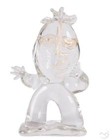 Juan Ripolles b.1932 Studio Art Glass Sculpture