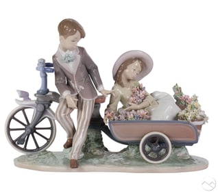 Lladro Country Ride #5958 Retired Porcelain Figure
