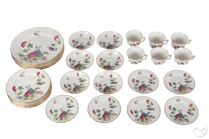 Wedgwood China Cuckoo Cup Saucer Plate 32pc LOT