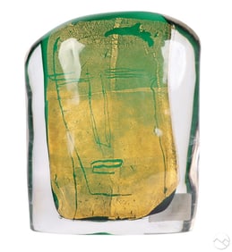 Luigi Benzoni b.1956 Murano Art Glass Sculpture